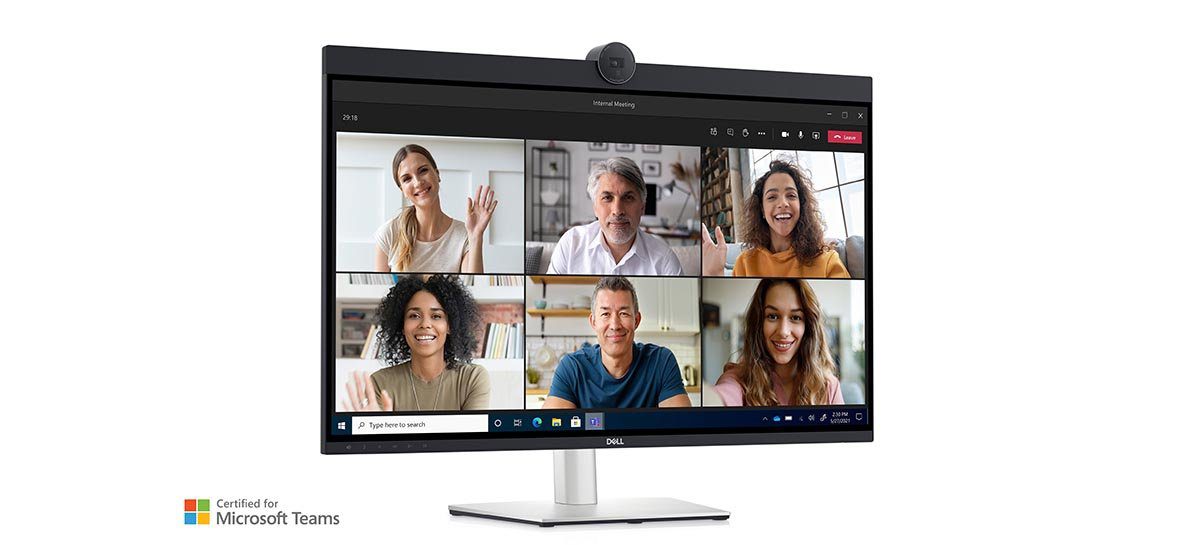 Dell lança monitor UltraSharp 4K com foco em videoconferências