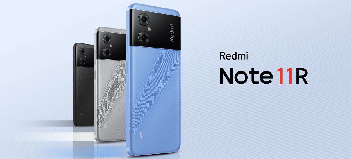 Celular Redmi Note 11R é anunciado com Dimensity 700 e bateria de 5.000 mAh