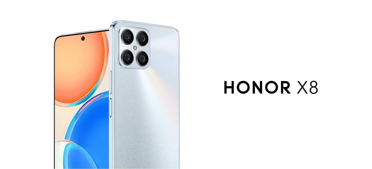 Smartphone Honor X8 é oficial: Snapdragon 680, câmera de 64MP e bateria de 4.000mAh