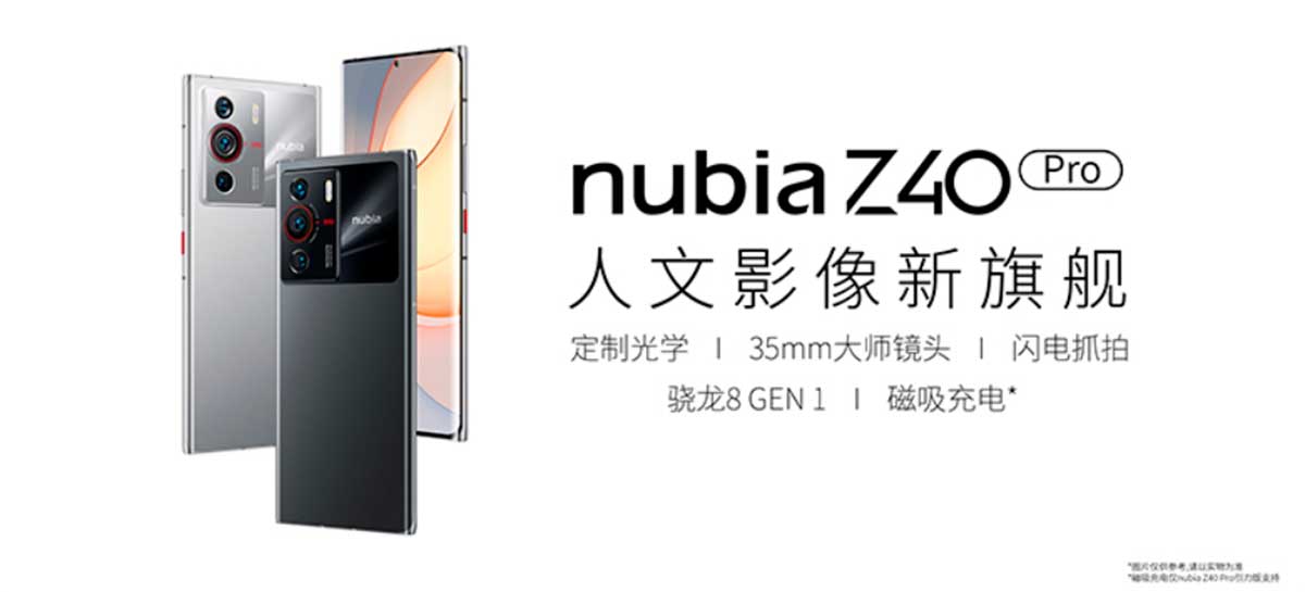 Smartphone Nubia Z40 Pro é anunciado na China em versão com inédito carregamento magnético
