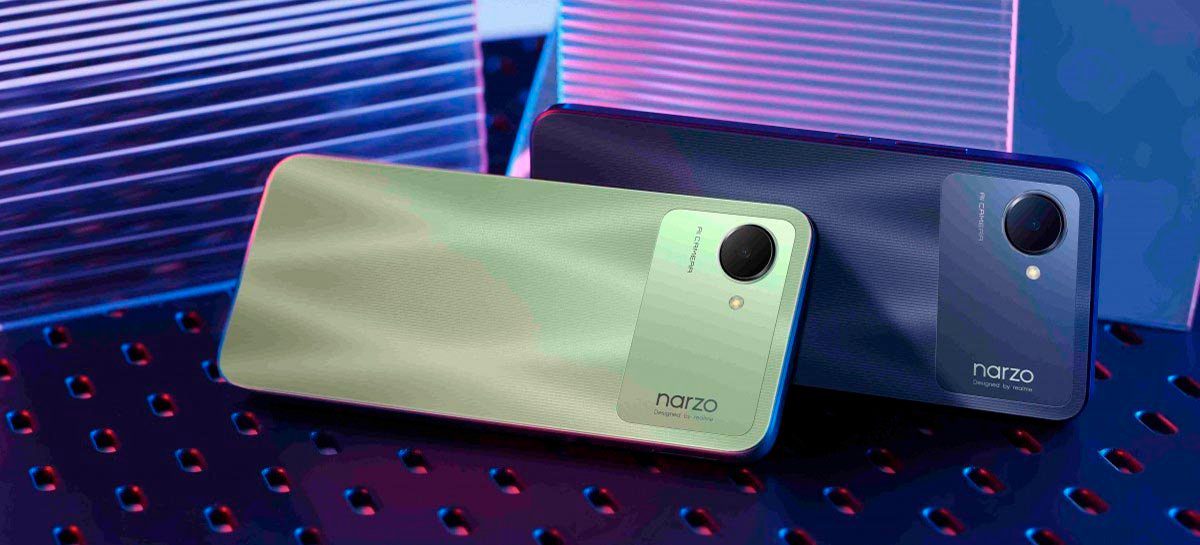 Smartphone realme Narzo 50i Prime é anunciado custando US$ 100