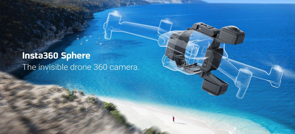 Insta360 Sphere é nova câmera 360º para os drones DJI Air 2S e Mavic Air 2