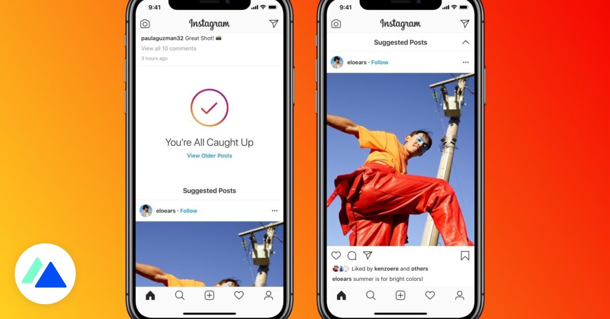 Instagram lanserar ett oändligt flöde av föreslagna inlägg