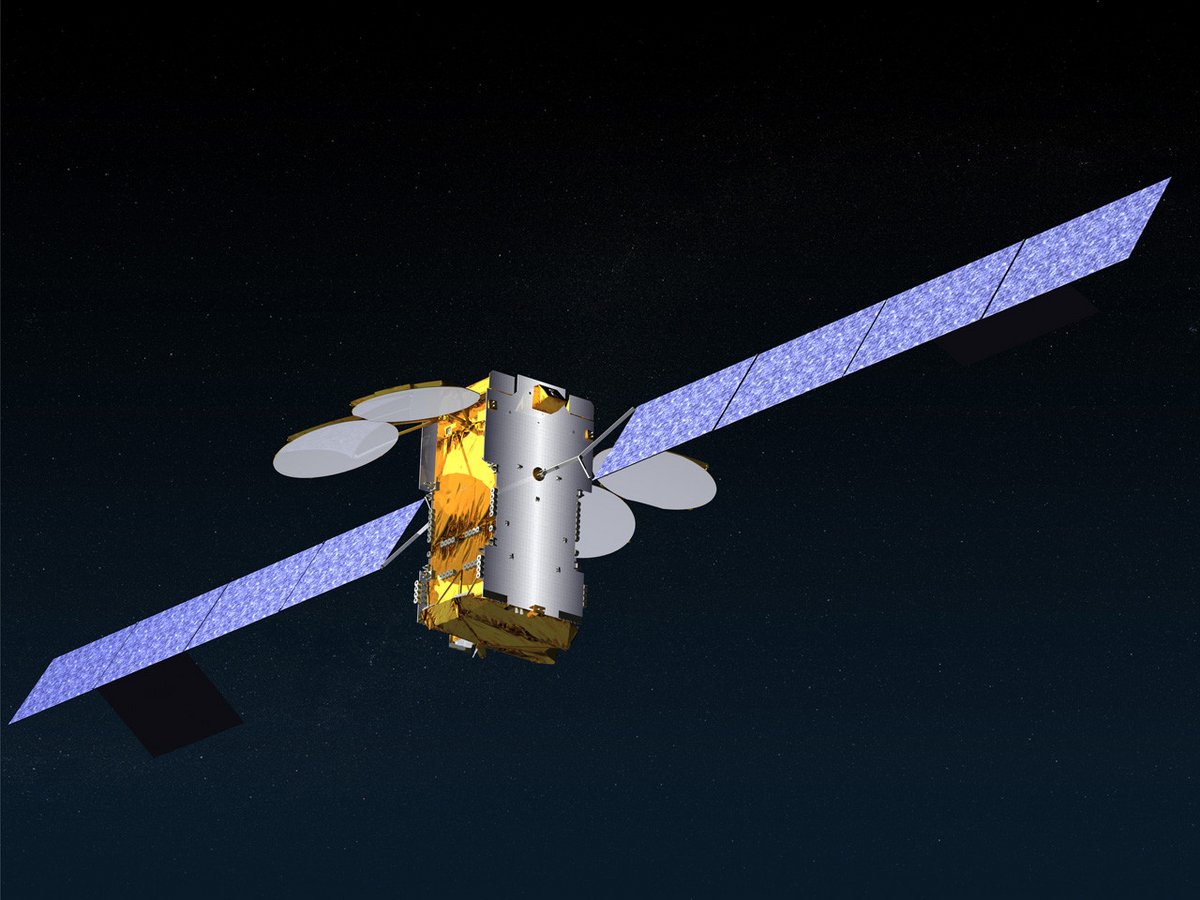 Kết xuất 3D vệ tinh KA-SAT của Eutelsat © Eutelsat