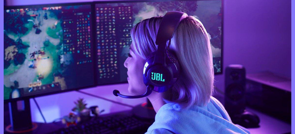 JBL lança headset gamer sem fio Quantum 610