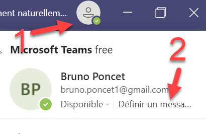 Tin nhắn tự động đi vắng của Microsoft Teams