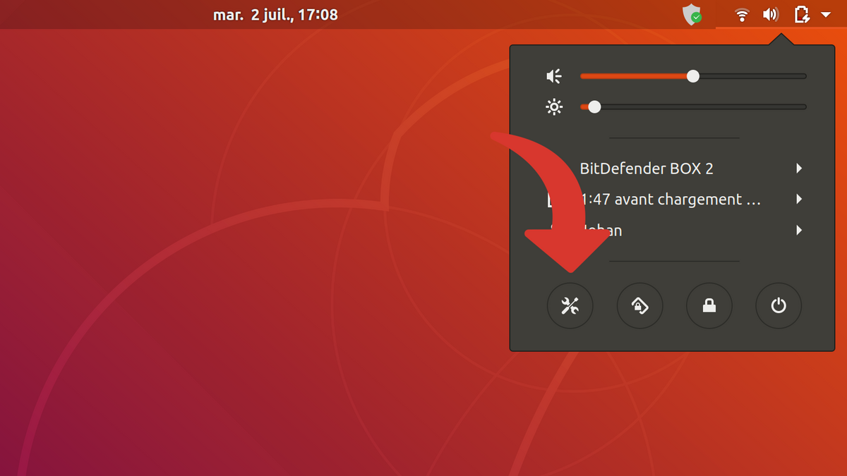 Ubuntu-tangentbord Steg 1