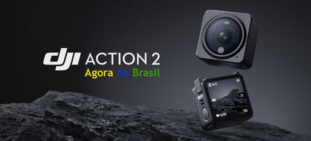 Câmera de ação DJI Action 2 é lançada oficialmente no Brasil + CUPOM