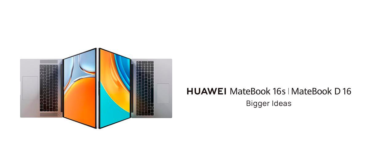 Notebooks Huawei MateBook 16s e D16 ganham versões atualizadas com CPUs Intel Alder Lake