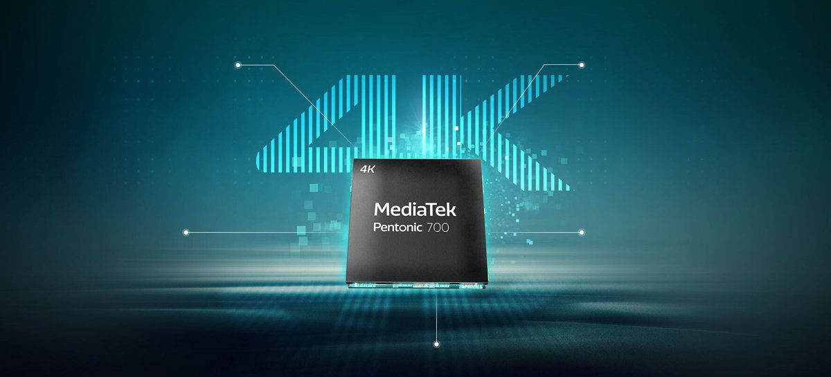 MediaTek lança chip Pentonic 700 para smart TVs 4K Premium de 120 Hz com IA