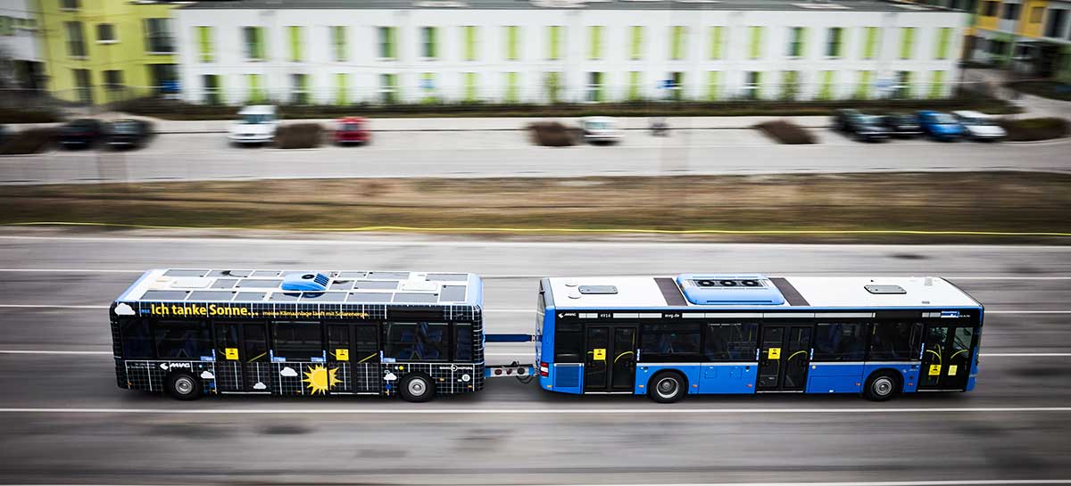 Munique, na Alemanha, terá ônibus movidos à energia solar em futuro próximo