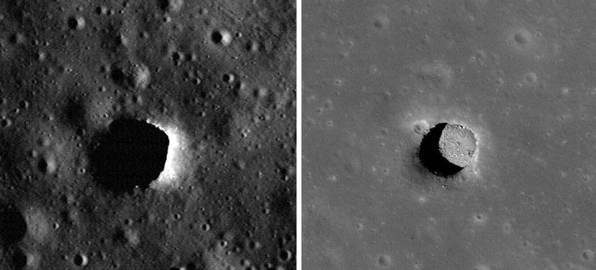 NASA encontra poços na Lua com temperatura "confortável" para humanos
