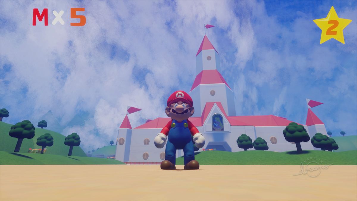 Nintendo jagar efter varje Super Mario-spel på PS4 (via Dreams)