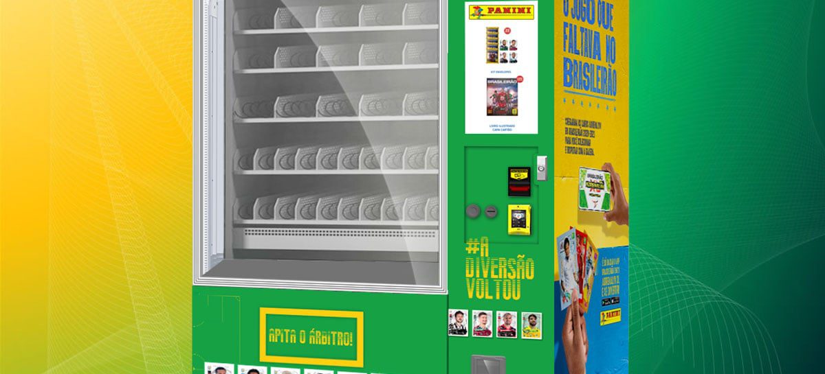 Panini aposta em vending machines para aumentar venda de figurinhas
