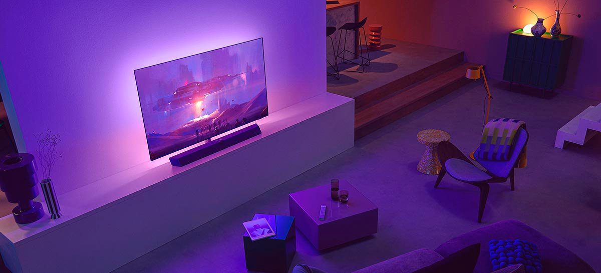 Philips apresenta novas smart TVs com som Bang & Olufsen e brilho de 1300 nits