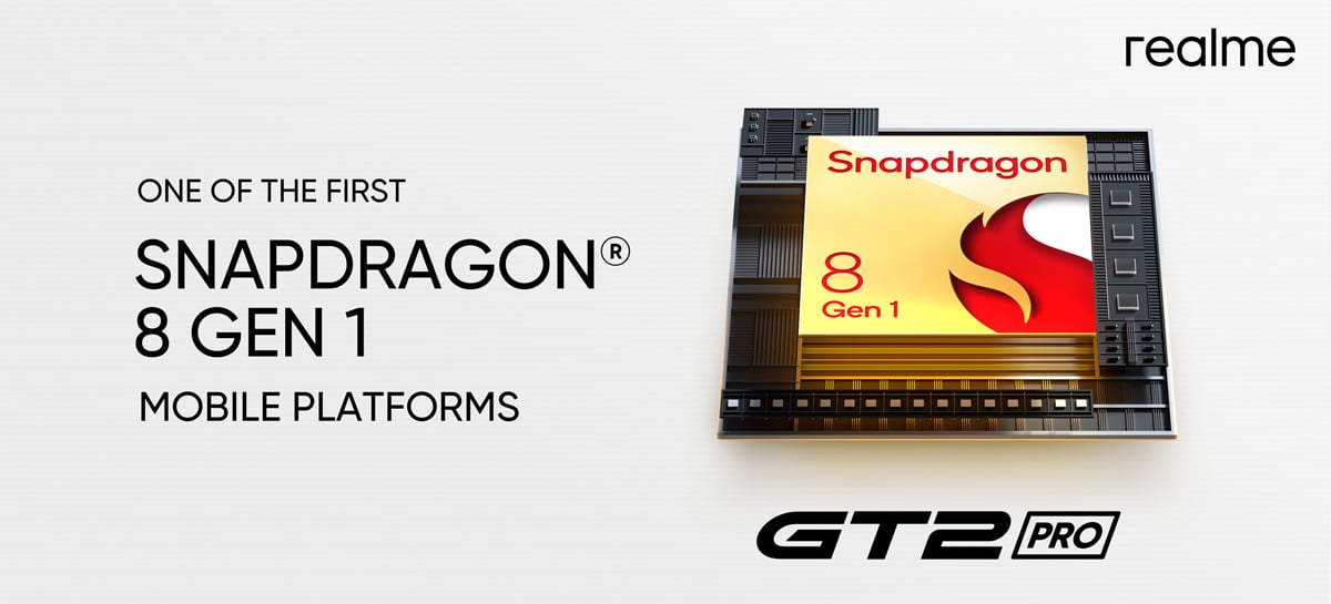 Realme GT 2 Pro será um dos primeiros celulares a usar o Snapdragon 8 Gen 1