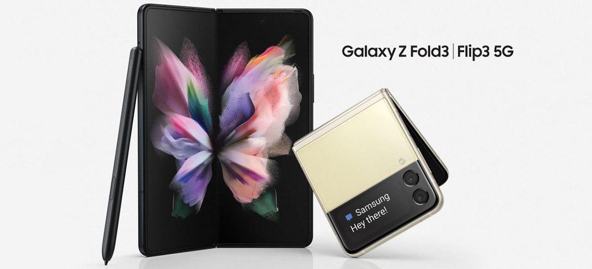 Samsung Galaxy Z Fold4 e Z Flip4 deverão ser revelados dia 10 de agosto