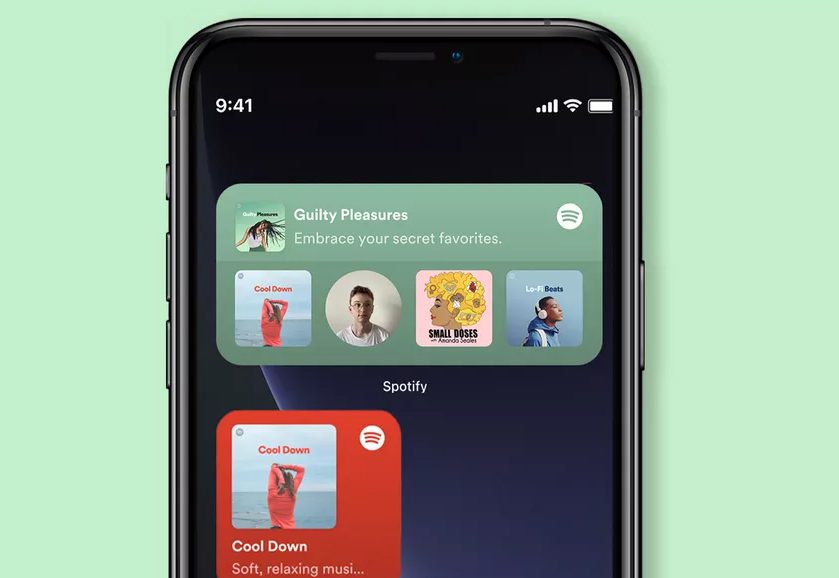 Spotify har nu rätt att använda den iOS 14-specifika widgeten