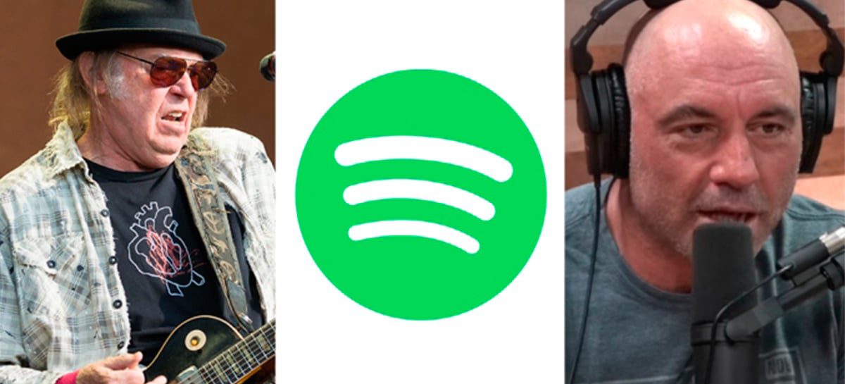 Spotify não irá remover podcast antivacina, e Neil Young deixará plataforma