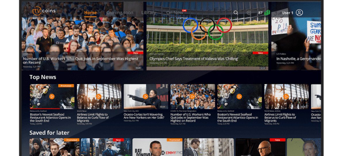 TVCoins chega ao Brasil permitindo, gratuitamente, criação canais por streaming