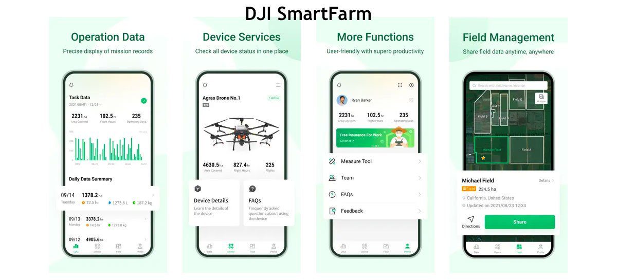 Aplicativo DJI SmartFarm para drones de agricultura é lançado globalmente