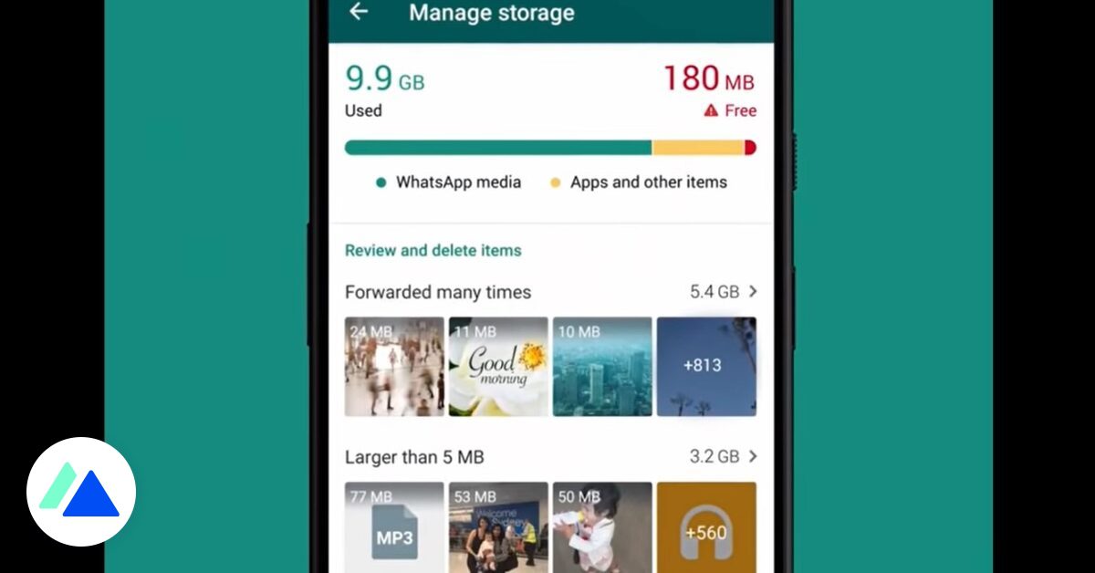 WhatsApp lanserar ett verktyg som hjälper dig att frigöra utrymme på din telefon