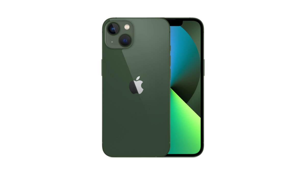 iPhone 13 màu xanh lá cây © Apple