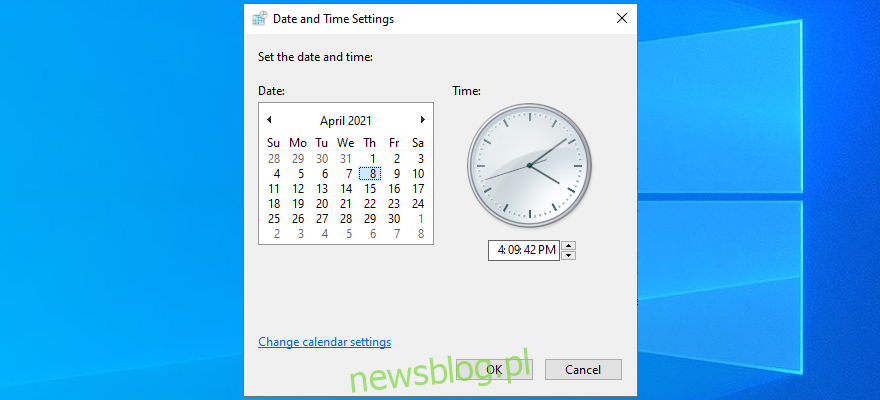 Windows 10 cho biết cách đặt ngày và giờ