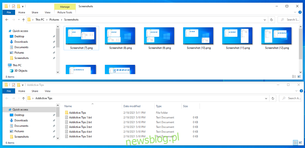 Windows  10 hiển thị thư mục con Ảnh chụp màn hình trong thư mục Ảnh