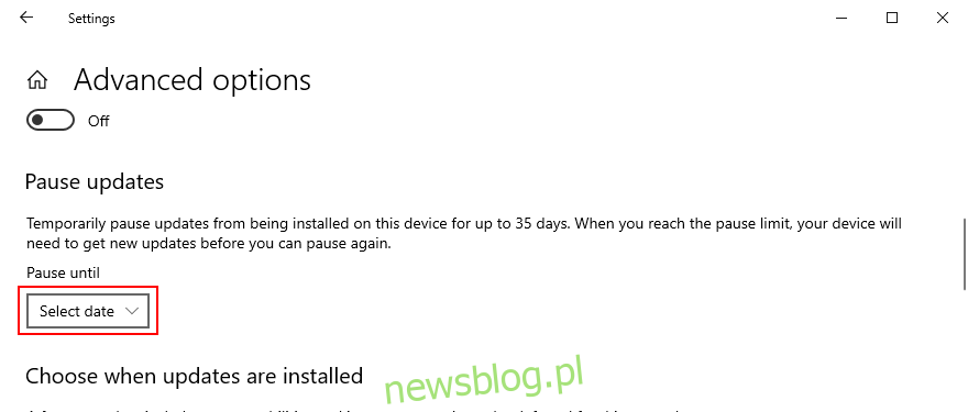 Windows  10 cho biết cách tạm dừng cập nhật hệ thống Windows