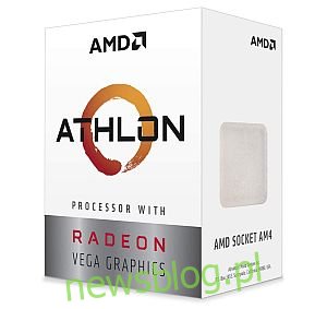2-cột sống, 4-bộ xử lý máy tính để bàn AMD Athlon 3000G đã mở khóa với đồ họa Radeon