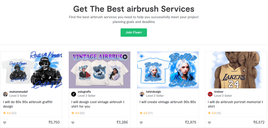 4 nền tảng để thuê các dịch vụ airbrush tốt nhất