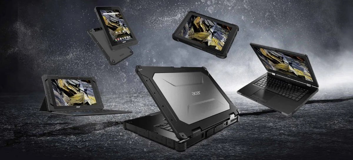 Acer anuncia linha Enduro de tablets e notebooks focados em durabilidade