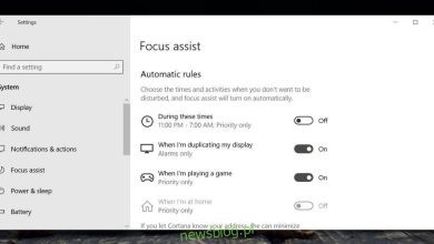 Cách bật Focus Assist cho các trò chơi trên hệ thống của bạn Windows 10