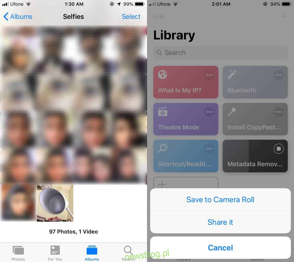 Cách chuyển ảnh từ album Selfies sang iOS