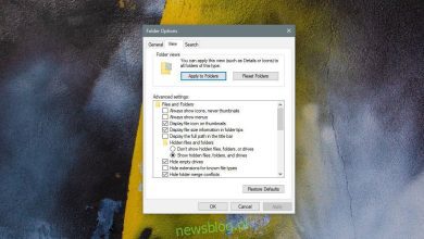 Cách đặt bố cục thư mục mặc định trong File Explorer trên hệ thống của bạn Windows 10
