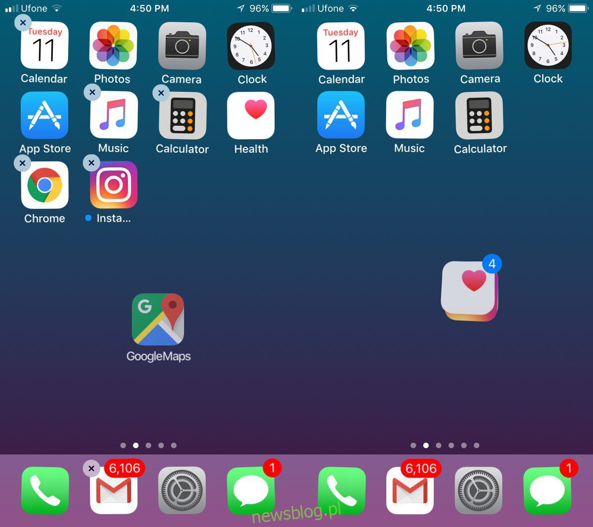 Cách di chuyển nhiều icon ứng dụng cùng lúc trên iOS 11