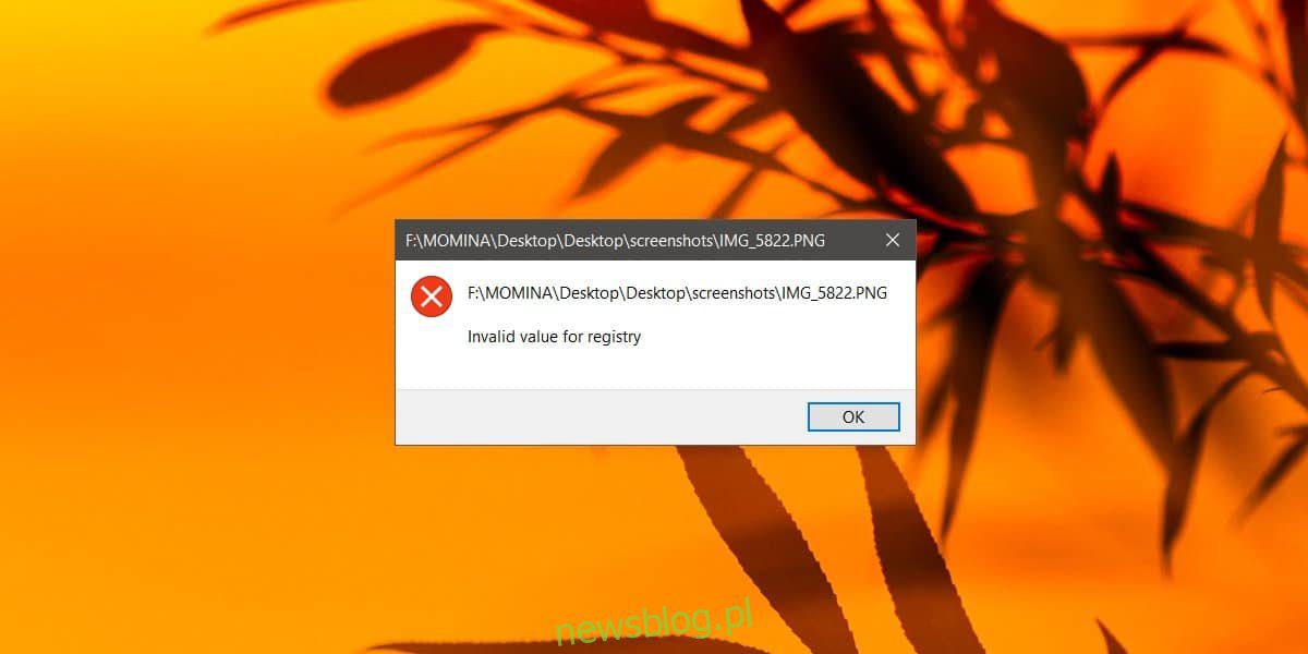 Cách khắc phục lỗi "Invalid Registry Value" trên hệ thống Windows 10