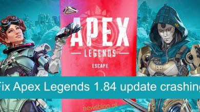 Cách khắc phục sự cố cập nhật Apex Legends 1.84?