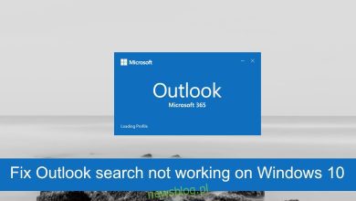 Cách khắc phục tìm kiếm Outlook không hoạt động trên hệ thống Windows 10?