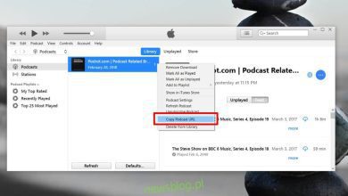 Cách nhận liên kết RSS tới podcast trong iTunes