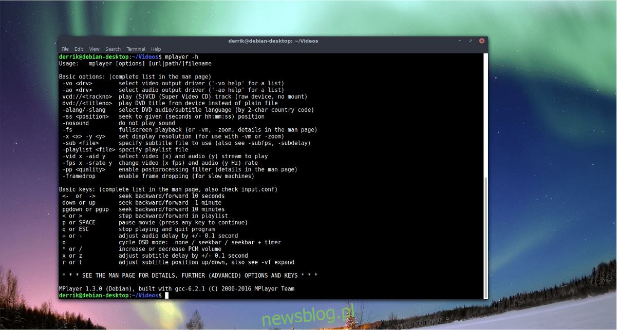 Cách phát video từ terminal trên Linux bằng Mplayer