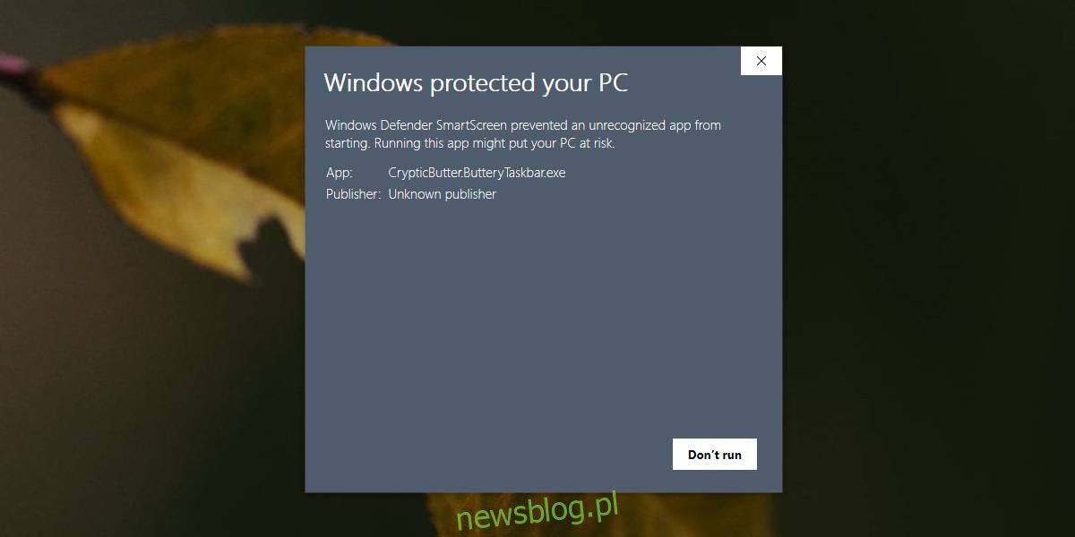 Cách sửa lỗi không có tùy chọn Run Anyway trên SmartScreen trên hệ thống của bạn Windows 10