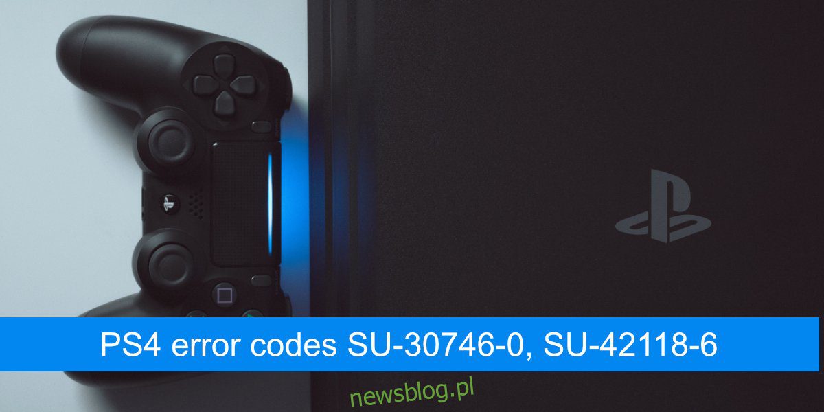 Cách sửa mã lỗi PS4 SU-30746-0SU-42118-6?