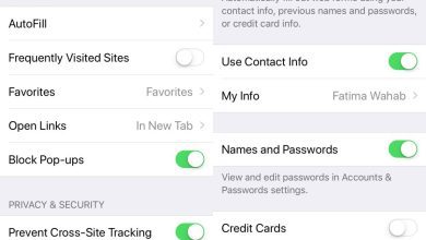 Cách sửa thông tin cá nhân trong autofill trên iOS
