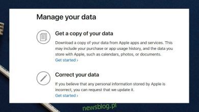 Cách tải xuống dữ liệu của bạn từ Apple