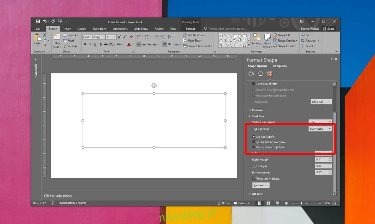 Cách tắt tự động khớp văn bản trong Microsoft PowerPoint