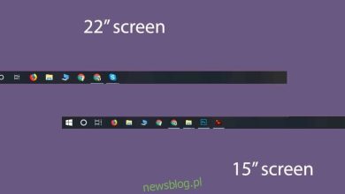 Cách thay đổi kích thước biểu tượng trên thanh tác vụ dựa trên kích thước màn hình hệ thống Windows 10