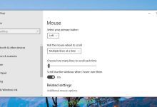 Cách thay đổi nút chuột chính trên hệ thống Windows 10
