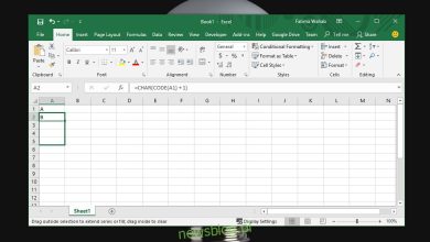 Cách tự động điền chữ từ A-Z trong Excel